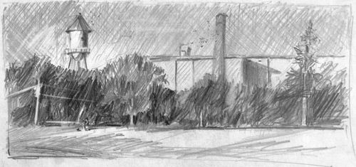 Russell Jewell s Thoughts on Pencil Sketching and Plein Air Painting