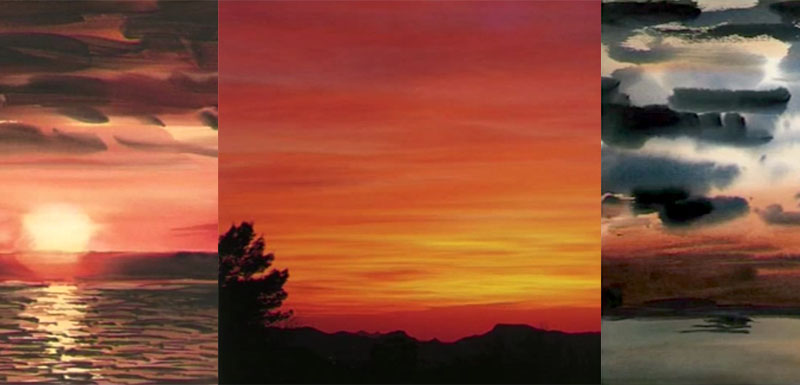 Featured image of post Beginner Easy Watercolor Paintings Of Sunsets - It comes with the following: