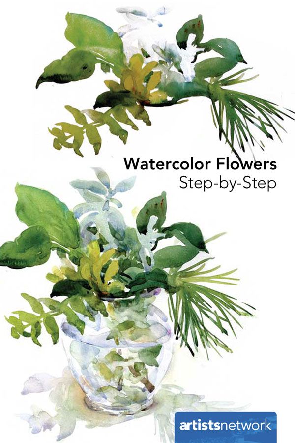 Download How To Paint A Watercolor Floral Still Life Step By Step Artist Daily