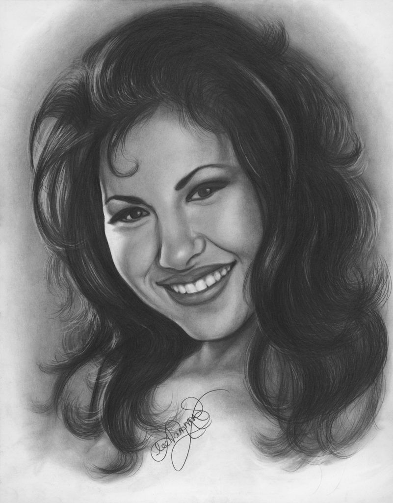 Selina Quintanilla Perez by Lee Hammond |  Drawing Hair for Beginners in Graphite and Colored Pencil |  Artists Network