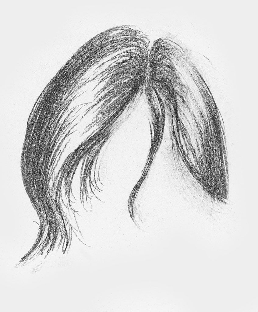 Straight Hair Demo, Step 2 |  Lee Hammond |  Drawing Hair for Beginners in Graphite and Colored Pencil |  Artists Network