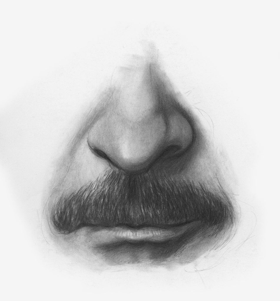 Drawing Facial Hair Demo, Step 3 | Lee Hammond | How to Draw Facial Features for Beginners | Artists Network