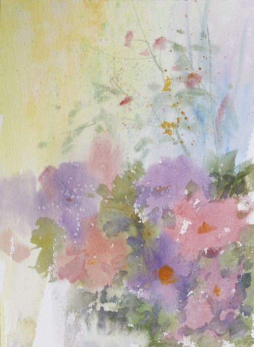 Watercolor Landscape Painting Essentials With Johannes Vloothuis Lesson 8 Paint Flowers Video Download Artists Network