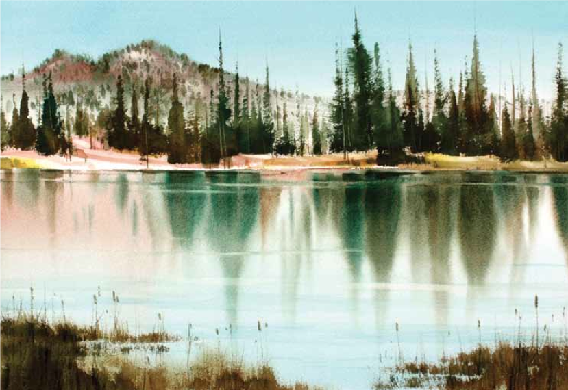Free Watercolor Landscape Tutorials Rivets Light More